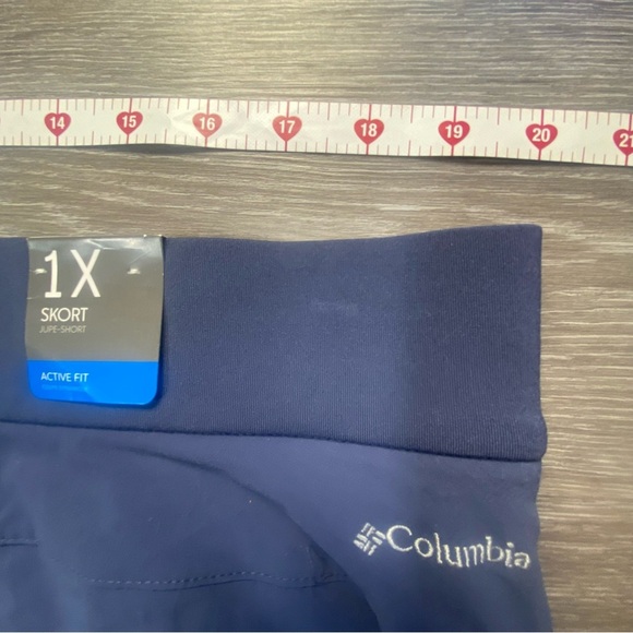 Columbia Omni-Shield Navy Skort Size 1X - Picture 9 of 12